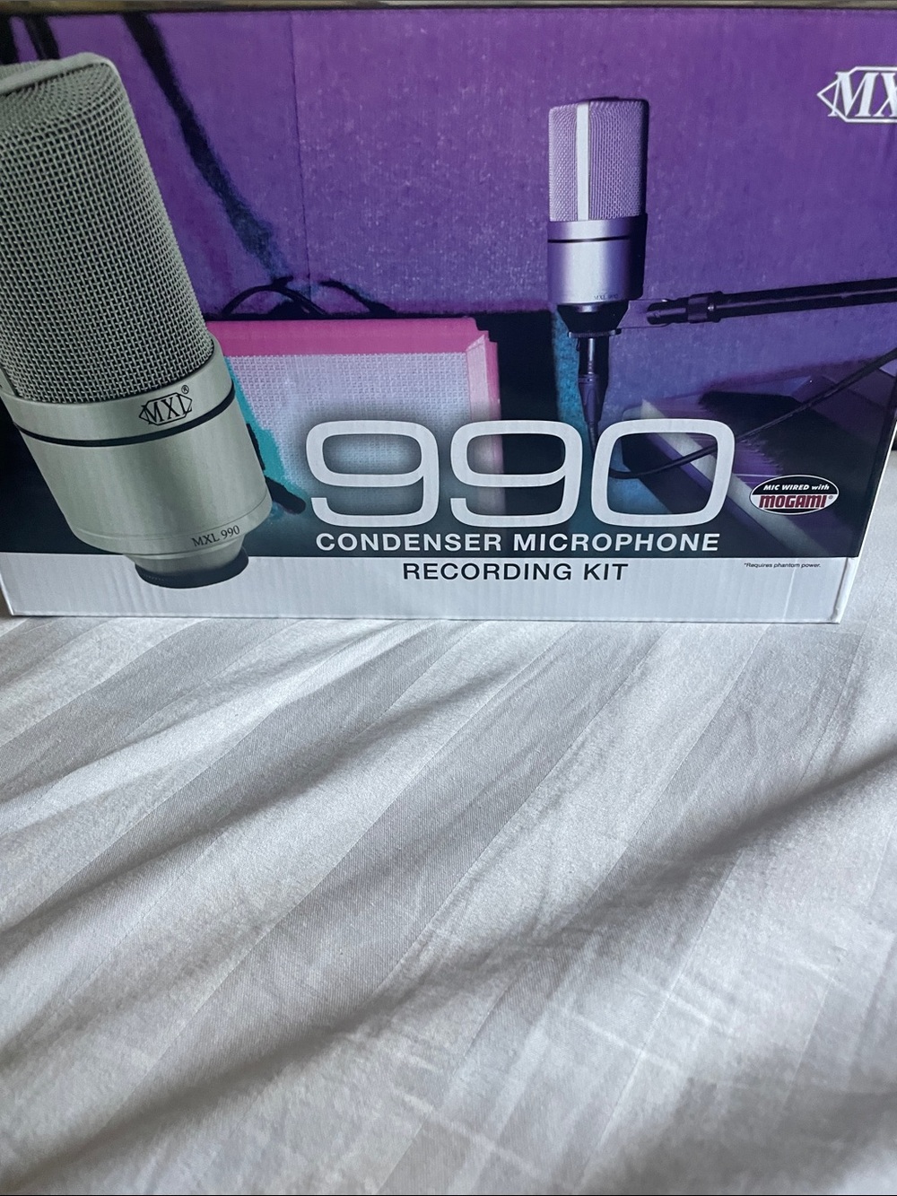990 Condenser Microphone Recording Kit - Silver